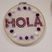 Mi Proyecto del curso: Letras bordadas: el hilo como herramienta gráfica. Embroider project by Clau GV - 08.11.2020