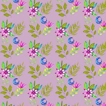 Mi Proyecto del curso: Diseño de estampados con la técnica del tresbolillo. Projekt z dziedziny  R, sunek, Design, Projektowanie c, frowe, Trad, c, jna ilustracja, R, sunek botaniczn i Malowanie akwarelą użytkownika Delia Sepulveda Pizarro - 12.08.2020