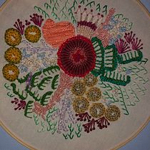Mi Proyecto del curso: Técnicas avanzadas de bordado: puntadas y composiciones con volumen. Un projet de Broderie de Angélica Estrada - 12.08.2020