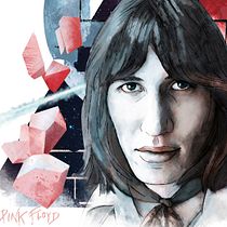 ROGER WATERS: Retrato ilustrado con Photoshop. Desenho de retrato projeto de Jesus Tortosa - 12.08.2020