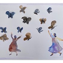 Mi Proyecto del curso: Ilustración artística: dibuja tu imaginario. Atrapando sueños. . Traditional illustration project by Gabriela López Coello - 08.15.2020