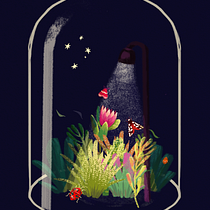 Meu projeto do curso: Ilustração flat com Photoshop | Marina Maia Meireles. Fine Arts, Design, and Digital Illustration project by luiza.meireles - 08.12.2020