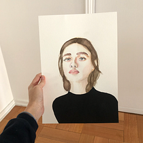 Mi Proyecto del curso: Retrato en acuarela a partir de una fotografía. Watercolor Painting project by nkabierschke - 08.12.2020