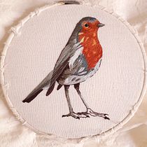 Mi Proyecto del curso: Pintar con hilo: técnicas de ilustración textil. Embroider project by Fabiola - 08.12.2020