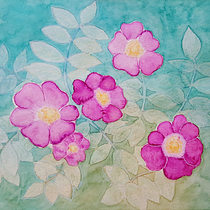 Mein Kursprojekt: Negative Aquarelltechniken zur botanischen Illustration Ein Projekt aus dem Bereich Aquarellmalerei von Anne Schwarz - 13.08.2020