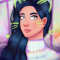 My project in Female Character Portraits in Procreate course. Creativit project by Veronica Bohrer - 08.13.2020