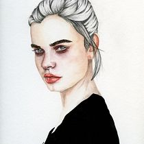 Mi Proyecto del curso: Retrato en acuarela a partir de una fotografía. Watercolor Painting project by middling_love - 08.13.2020