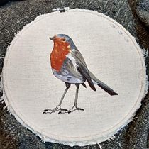 My project in Painting with Thread: Textile Illustration Techniques course. Embroider project by Yael Zamir - 08.26.2020