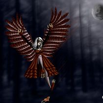 Mi Proyecto del curso: Pintura digital de personajes: ilustra con luz y color- Chica búho. Digital Illustration project by gretelfilms - 08.13.2020