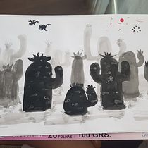 Mi Proyecto del curso: De principiante a superdibujante. Un proyecto de Ilustración con tinta y Pintura de Jennyfer De Carvalho Apolinário - 14.08.2020