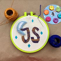 Mi Proyecto del curso: Letras bordadas: el hilo como herramienta gráfica. Embroider project by Angelica Orozco - 08.13.2020