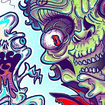 Thriller. Concept Art, Criatividade, Desenho digital, Ilustração tradicional e Ilustração digital projeto de Santiago Carranza - 14.08.2020