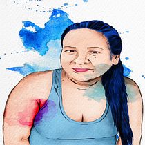 Mi Proyecto del curso: Retrato ilustrado con Procreate. Digital Painting project by Wilson Carranza - 08.14.2020