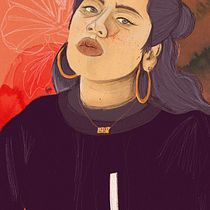 Mi Proyecto del curso: Retrato ilustrado con Procreate. Portrait Drawing project by Tamara Baeza García - 08.14.2020