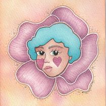 Flor bebé. Ilustração botânica projeto de Esmeralda Gordiano - 15.08.2020
