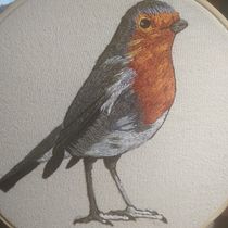 Mi Proyecto del curso: Pintar con hilo: técnicas de ilustración textil. Embroider project by Maria Fernanda Martinez Garcia - 08.15.2020