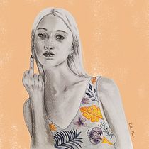 Mi Proyecto del curso: Retrato con lápiz, técnicas de color y Photoshop. Projekt z dziedziny Trad, c i jna ilustracja użytkownika Ruth Marbé - 15.08.2020
