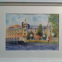 Mi Proyecto del curso: Dibujo arquitectónico con acuarela y tinta. Artes plásticas projeto de Raquel Fornells - 15.08.2020
