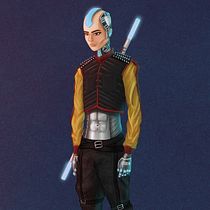 CYBERPUNK Aang. Character Design, Digital Illustration, and Digital Painting project by Gustavo Pommerening - 08.15.2020