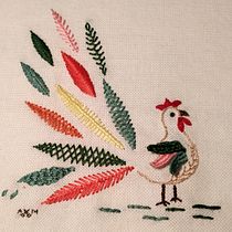 Mi Proyecto del curso: Técnicas de bordado: ilustrando con hilo y aguja. Un projet de Broderie de Adely Madrid - 16.08.2020