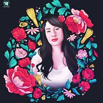 Mi Proyecto del curso: Retrato ilustrado con elementos botánicos. Ilustração tradicional projeto de Fernando Montes - 16.08.2020