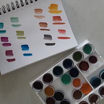 My project in Elaboration of Artisanal Watercolours course. Watercolor Painting project by Darla Astacio - 08.16.2020