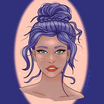 Mi Proyecto del curso: Retrato de personajes femeninos con Procreate. Projekt z dziedziny  R, sunek, R, sunek c, frow, Trad, c i jna ilustracja użytkownika Mamen Velasco - 25.08.2020