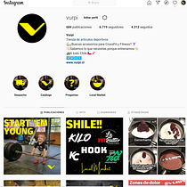 My project in Instagram Strategy for Business Growth course - @vurpi. E-commerce project by Claudio Salas Guzmán - 08.17.2020