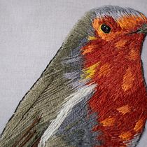 Mi Proyecto del curso: Pintar con hilo: técnicas de ilustración textil. Embroider project by Rodrigo Mejía - 08.17.2020