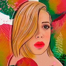 Meu projeto do curso: Retrato Ilustrado com Procreate. Portrait Drawing, Traditional illustration, Vector Illustration, and Digital Illustration project by Mariana Mosena - 08.16.2020