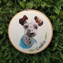 Mi Proyecto del curso: Needle painting para principiantes. Sewing project by Marisol Alvarez Vazquez - 04.23.2020