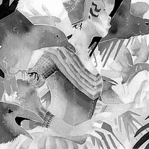 My project in Introduction to Illustration with India Ink course. Ilustração com tinta projeto de nomanoe - 17.08.2020