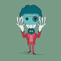 Meu projeto do curso: Ilustração de retratos satíricos. Un projet de  de Lucas Borghetti - 04.09.2020