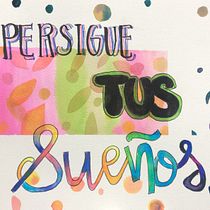 Mi Proyecto del curso: Caligrafía con pinceles de agua para principiantes. Un progetto di H, lettering e Pittura ad acquerello di dianamarce - 18.08.2020