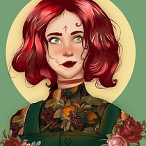 My project in Female Character Portraits in Procreate course. Projekt z dziedziny  R, sunek art, st, czn, Trad, c i jna ilustracja użytkownika Chiara Sergolini - 18.08.2020