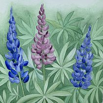 My project in Negative Watercolor Painting for Botanical Illustration course Ein Projekt aus dem Bereich Botanische Illustration und Aquarellmalerei von Anna Perekhodko - 18.08.2020