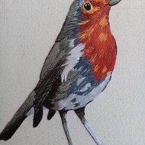 Mi Proyecto del curso: Pintar con hilo: técnicas de ilustración textil. Embroider project by Alexander Rios - 08.18.2020