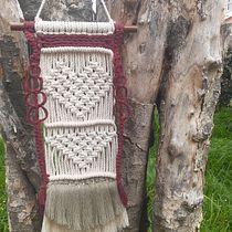 Mi Proyecto del curso: Introducción al macramé: creación de un tapiz decorativo Ein Projekt aus dem Bereich H, werk und Makramee von Mónica Arias - 22.08.2020