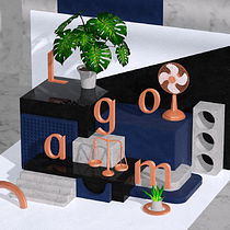 Lagom. 3D, e Modelagem 3D projeto de Leonardo Tanuwijaya - 19.08.2020