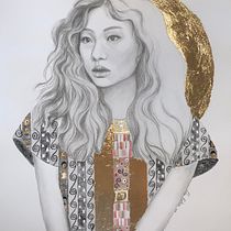 Mi Proyecto del curso: Retrato con lápiz, técnicas de color y Photoshop. Projekt z dziedziny  użytkownika Lola - 19.08.2020
