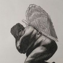 ¡ oh dios , me he caído del cielo ! Mi Proyecto del curso: Dibujo anatómico para principiantes Ein Projekt aus dem Bereich Traditionelle Illustration von Fausto Alexis Gálvez Ponce - 19.08.2020