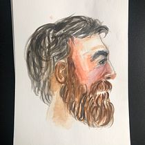 My project in  Watercolor Portrait Sketchbook course. Traditional illustration project by bernadette92 - 08.19.2020