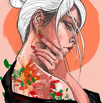 Mi Proyecto del curso: Retrato ilustrado con Procreate.  project by Davo Xime - 08.18.2020