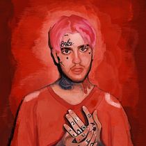 My Lil Peep Portrait! . Un progetto di Pittura digitale di Caitlin Cataldo - 20.08.2020