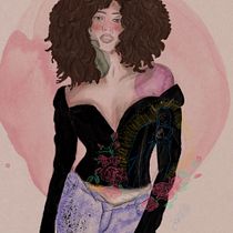 Latin power 🌸🌸. Fashion Design, and Pattern Design project by Jazmín Angelica Cárdenas Avila - 08.20.2020