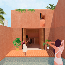 Mi Proyecto del curso: Representación gráfica de proyectos arquitectónicos. Un projet de Architecture, Architecture numérique, Collage et Illustration architecturale de Alejandro Pozos - 21.08.2020