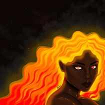 Mi Proyecto del curso: Retratos digitales de fantasía con Photoshop. Ilustração tradicional, Desenho, Ilustração digital, Desenho de retrato, Desenho digital, e Pintura digital projeto de Arlette Cruz - 20.08.2020