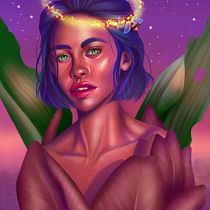 My project in Digital Fantasy Portraits with Photoshop course. Animação 2D projeto de Nicolas Lascar - 21.08.2020