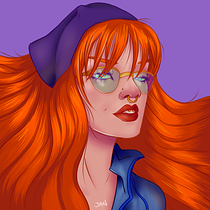 Meu projeto do curso: Retrato de personagens femininas com Procreate. Projekt z dziedziny Ilustracja c i frowa użytkownika Joice Nunes - 21.08.2020
