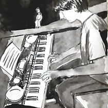 Meu projeto do curso: Releitura de fotos de família. Fine Arts, Artistic Drawing, Botanical Illustration, and Watercolor Painting project by Vera Elenita Medeiros - 08.25.2020